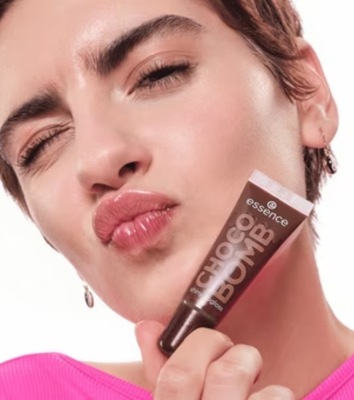 essence - Brilho Labial Choco Bomp - 01: Chocoholic