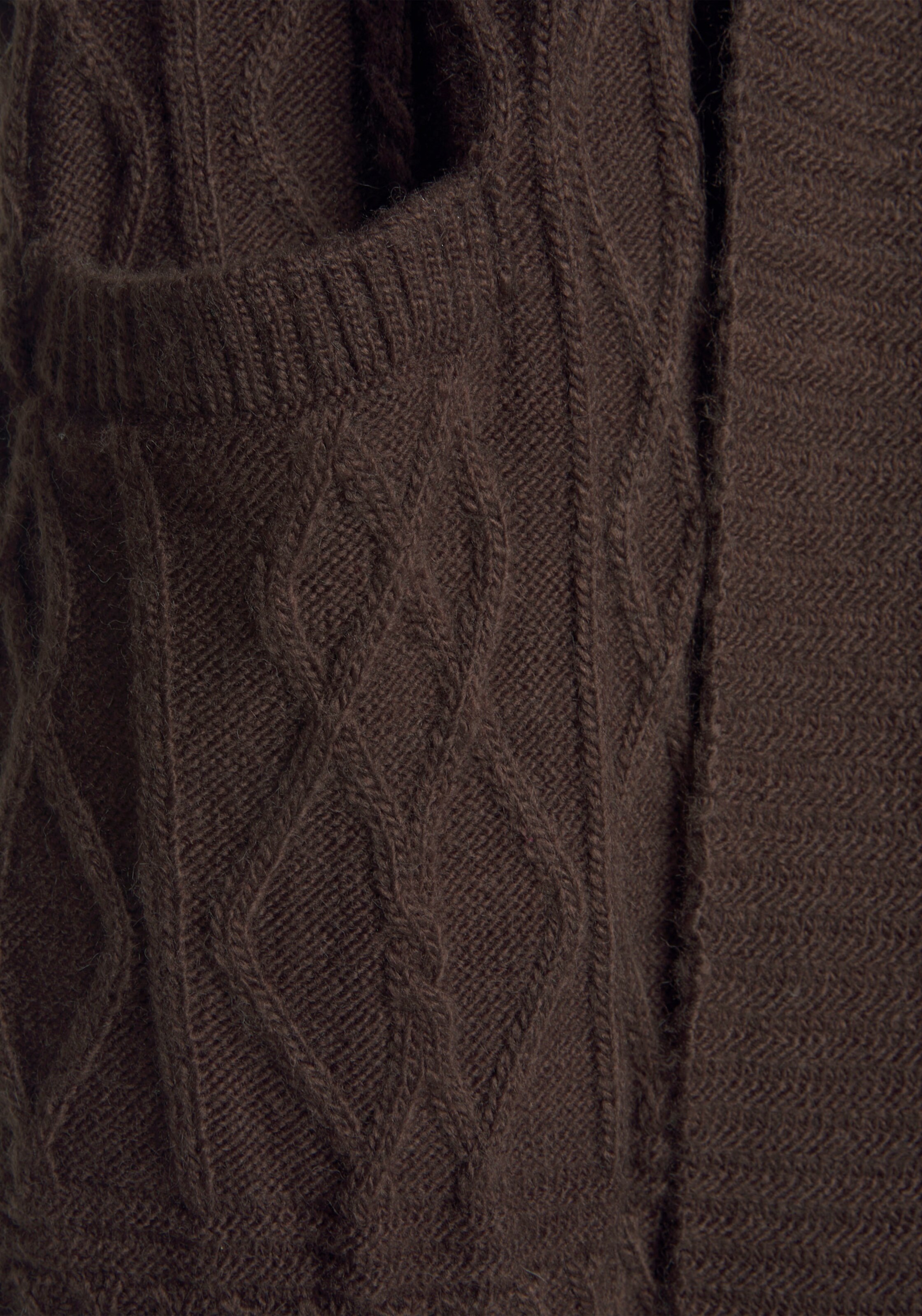 Longstrickjacke