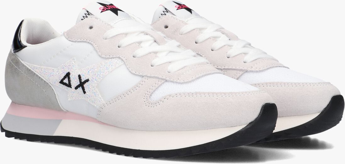 SUN68 witte sun68 lage sneakers stargirl glitter logo
