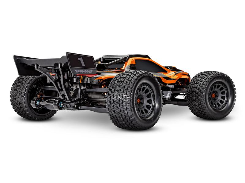 Traxxas Stadium Truck XRT 8S Orange ARTR, 1:6 Brushless Stadium Truck Basher mit tiefem Schwerpunkt