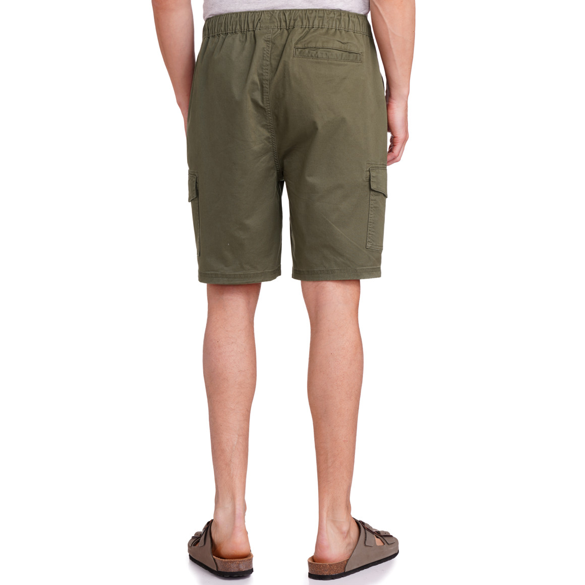VanVaan Herren Cargoshorts mit Elastikbund oliv