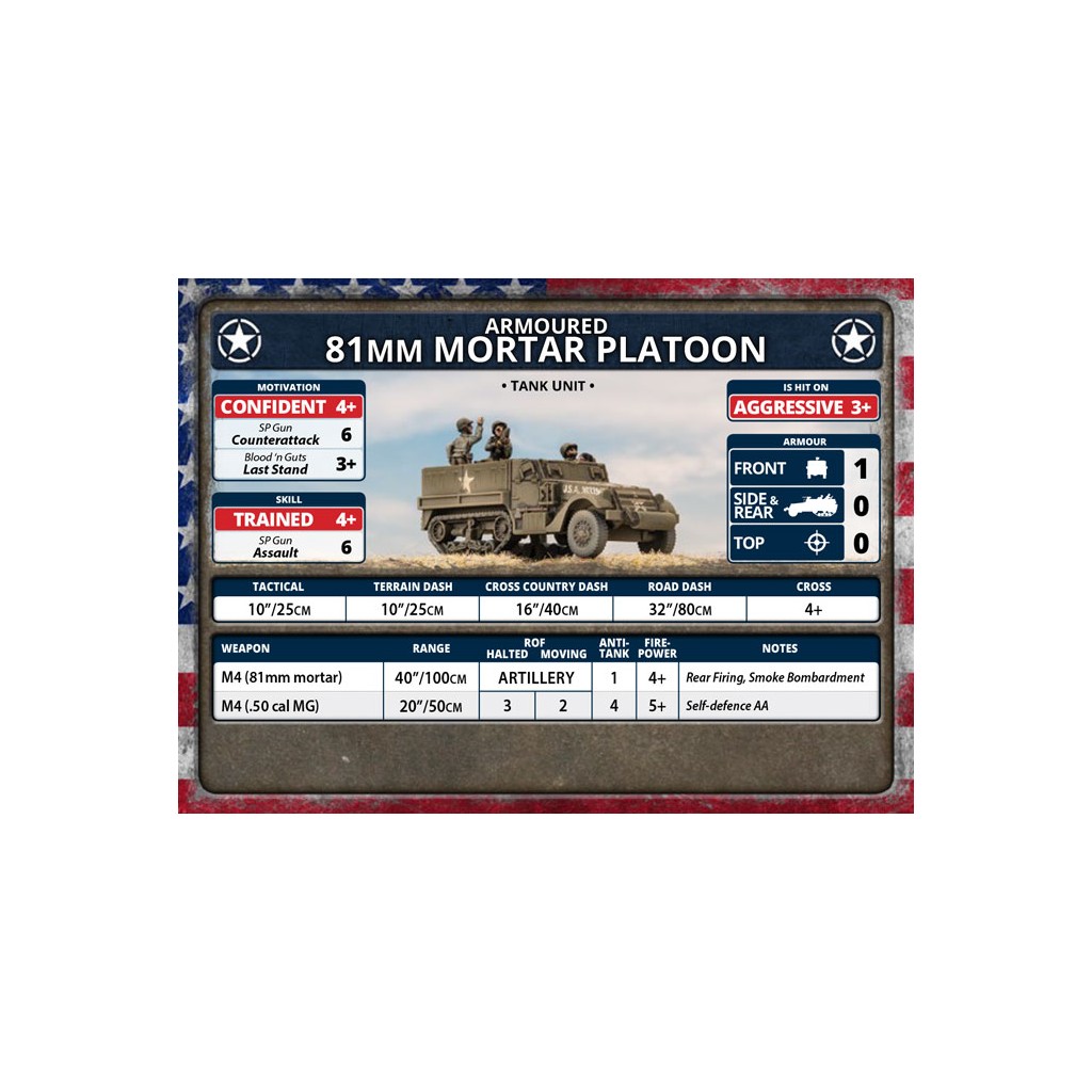 Flames of War - Amoured 81mm Mortar Platoon