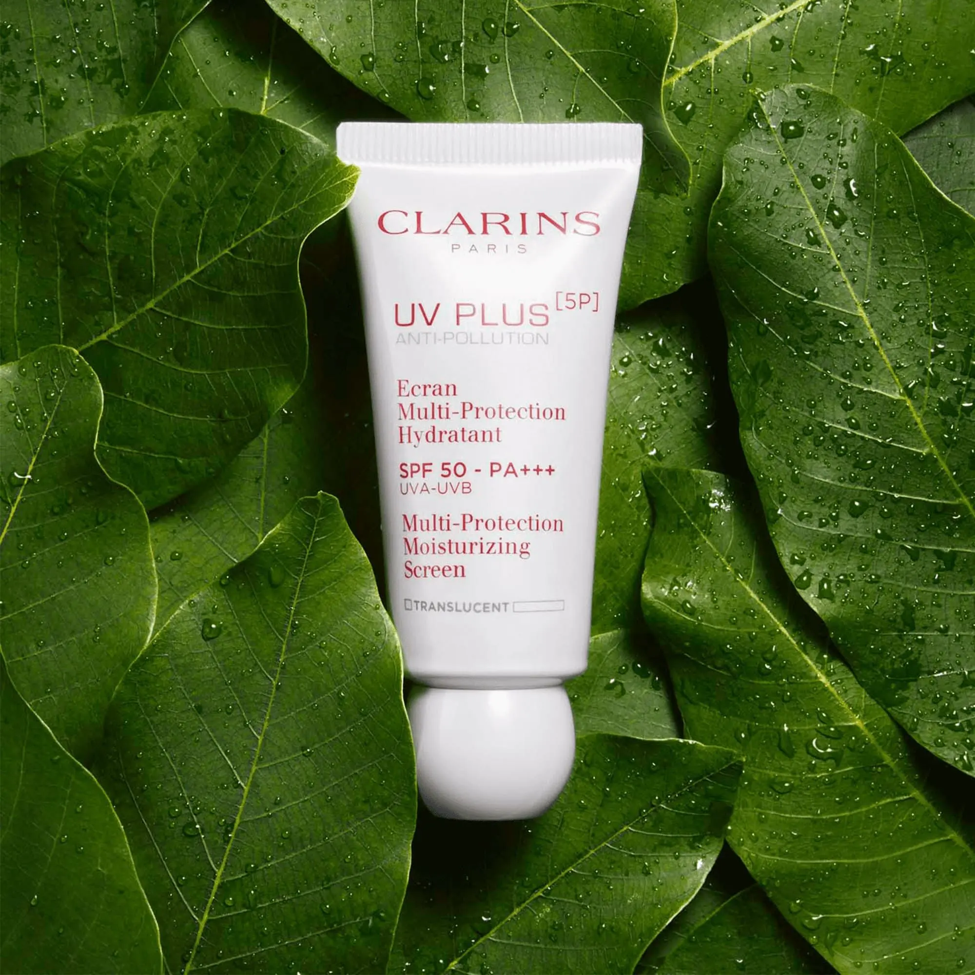 Clarins - UV Plus[5P] Anti-Pollution Ecran multi-protection hydratant SPF50 PA +++- Soin de jour