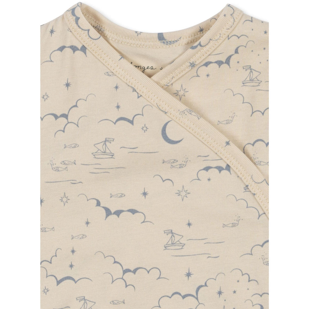 Køb Konges Sløjd Cielo Marino Basic Ls Newborn Body Gots