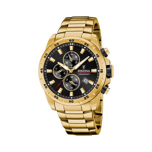 Festina 20541 Herreur, Guld/Sort, 45 mm