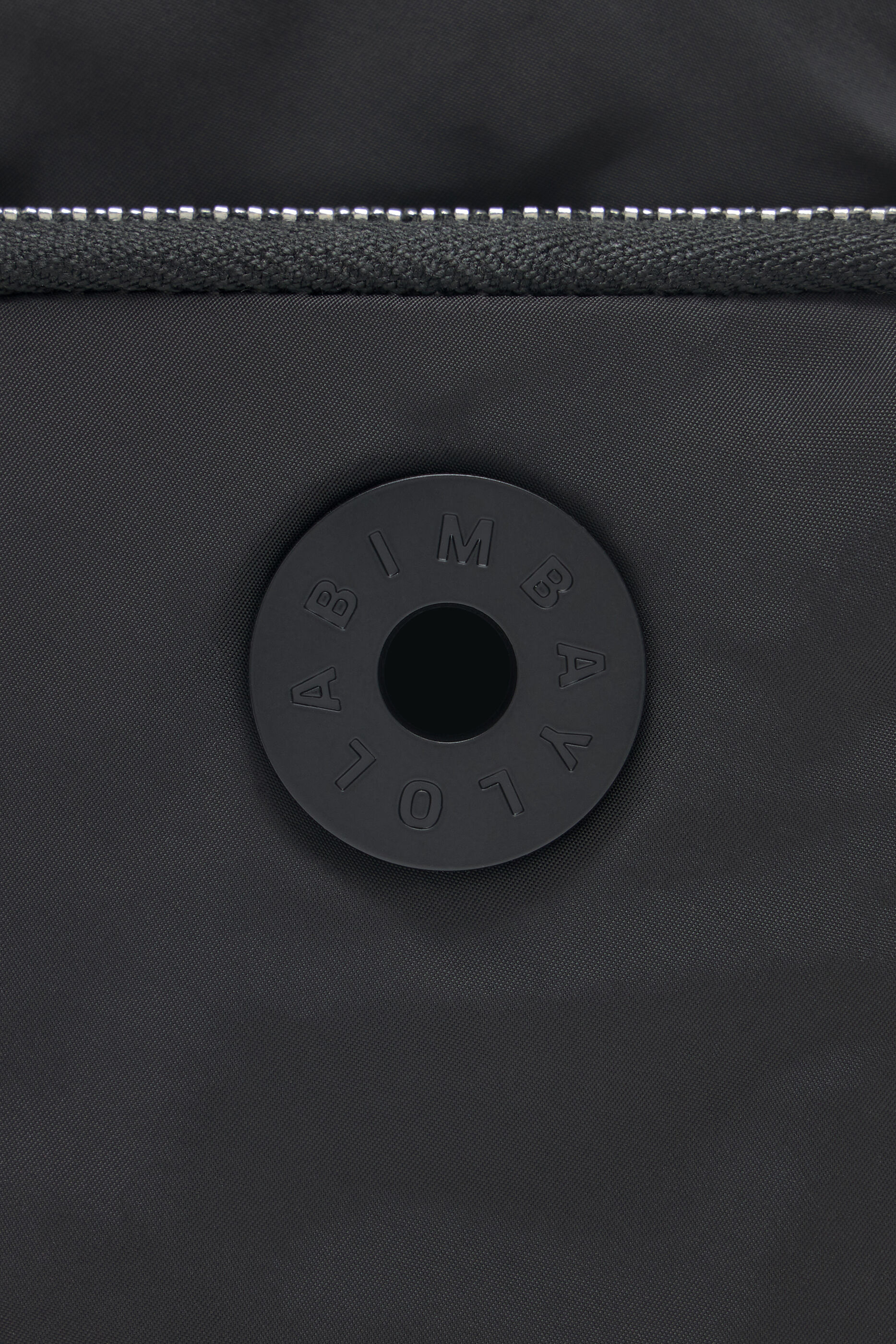 Bolsa retangular pequena de náilon preta