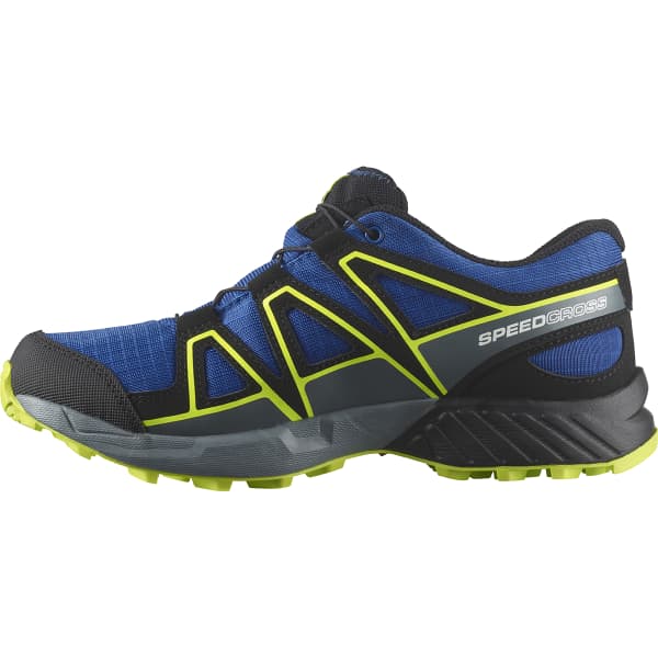 Chaussure trail SALOMON SPEEDCROSS CSWP JR NAUTICAL BLUE/BLACK/ACID LIME