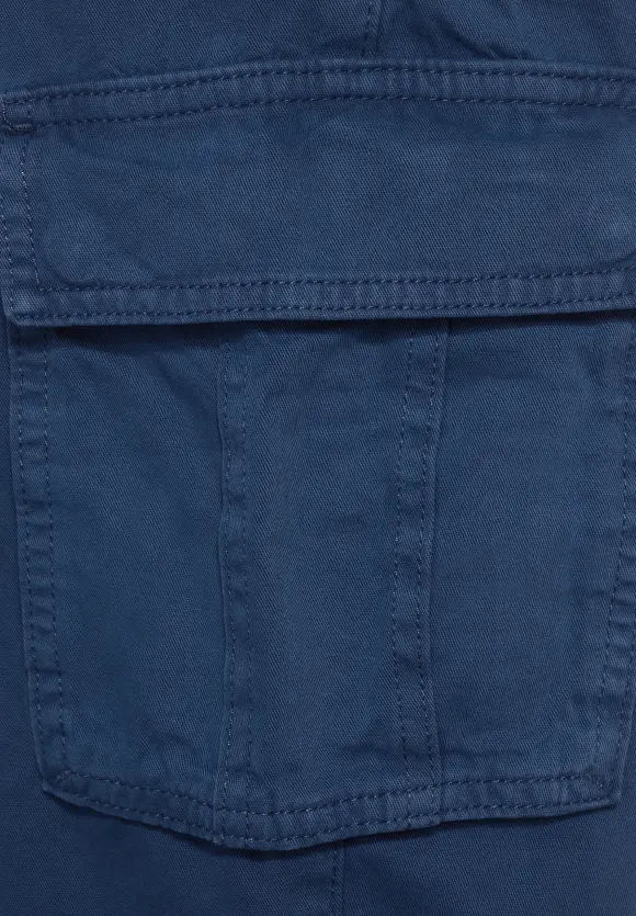 Regular Fit Cargoshorts - indigo blue