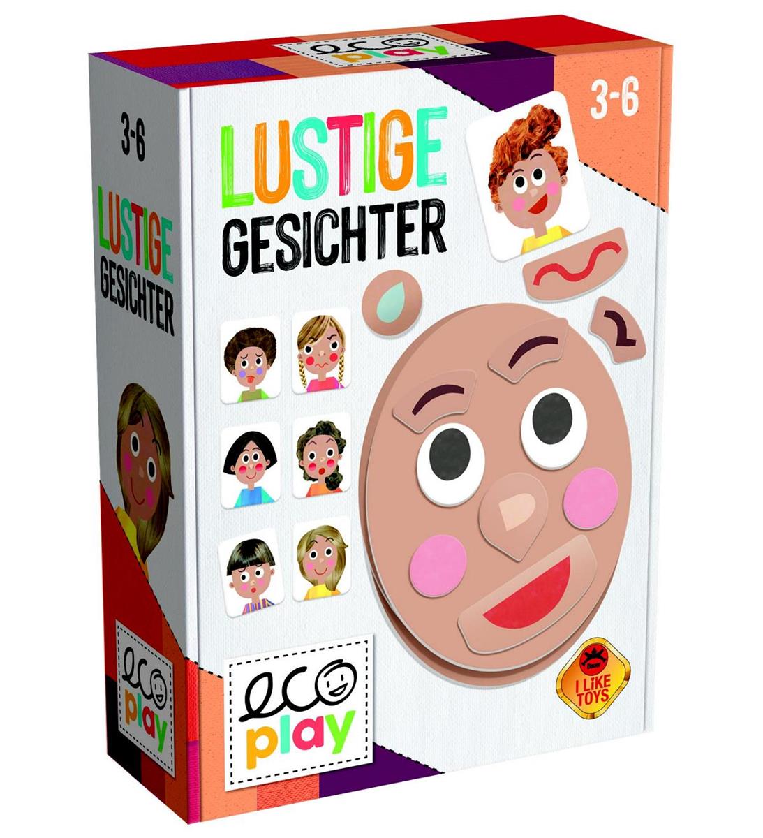 Headu Spielware eco play - Lustige Gesichter