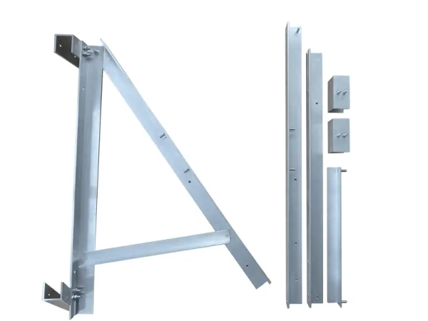 Technaxx BALCONY POWER, Stangmontering til solcelle, Aluminium, Vægmonteret, Grå, DGS, 1050 mm