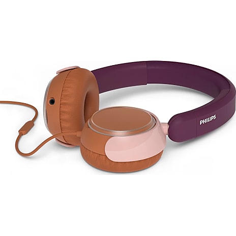 Philips TAK2000MP/00 Kids On-ear hovedtelefoner - lilla