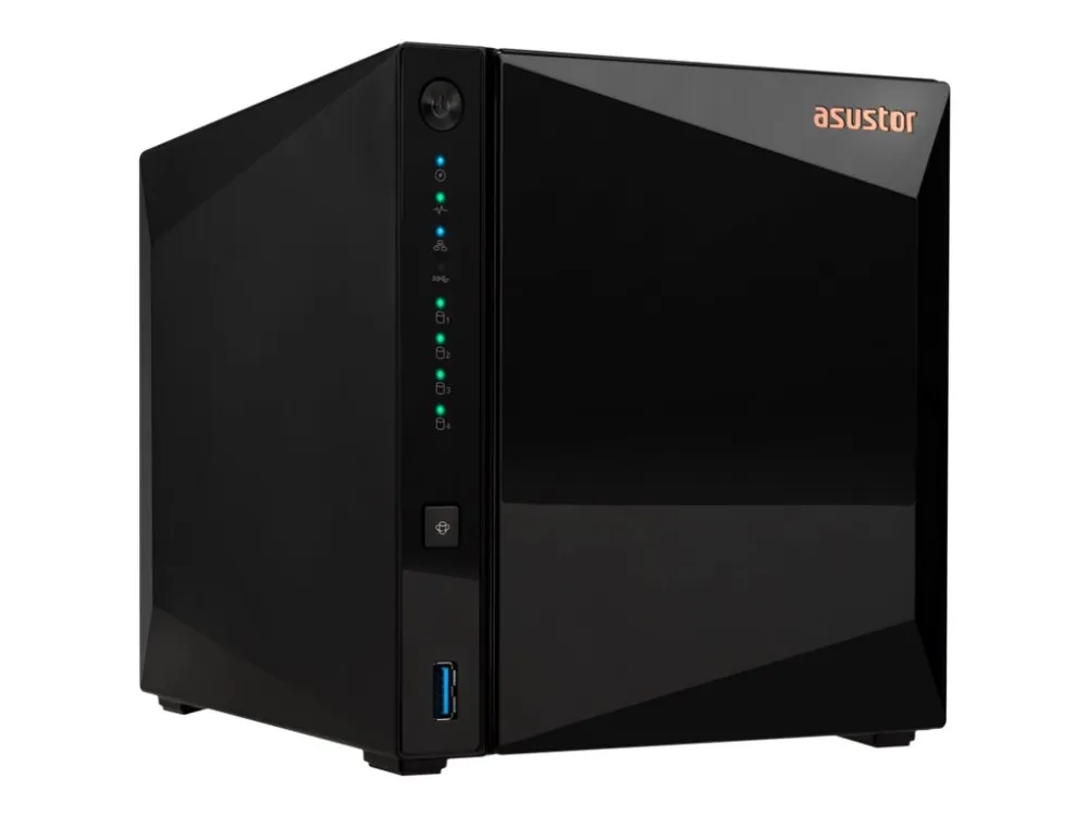 ASUSTOR Drivestor 4 Pro AS3304T - NAS-server - 4 bays - RAID RAID 0, 1, 5, 6, 10, JBOD, 5 hot spare, 1 hot spare - RAM 2 GB - 2.5 Gigabit Ethernet - iSCSI support