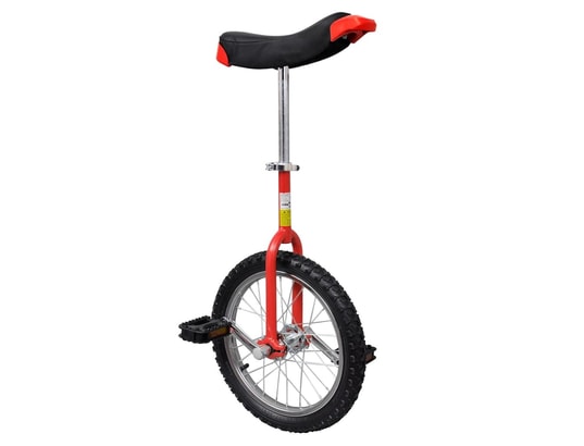 VIDAXL - Vélo Monocycle ajustable rouge