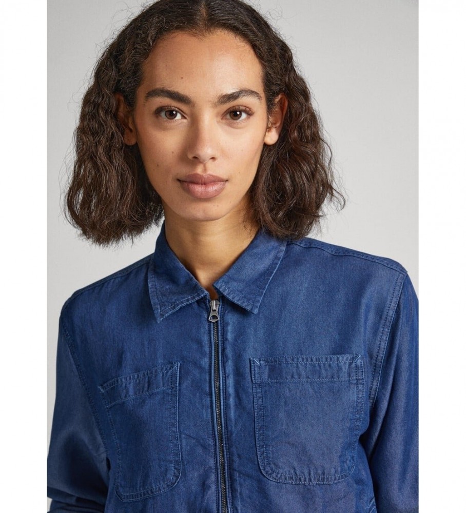 Jaqueta Bomber Pepe Jeans Marilou Azul