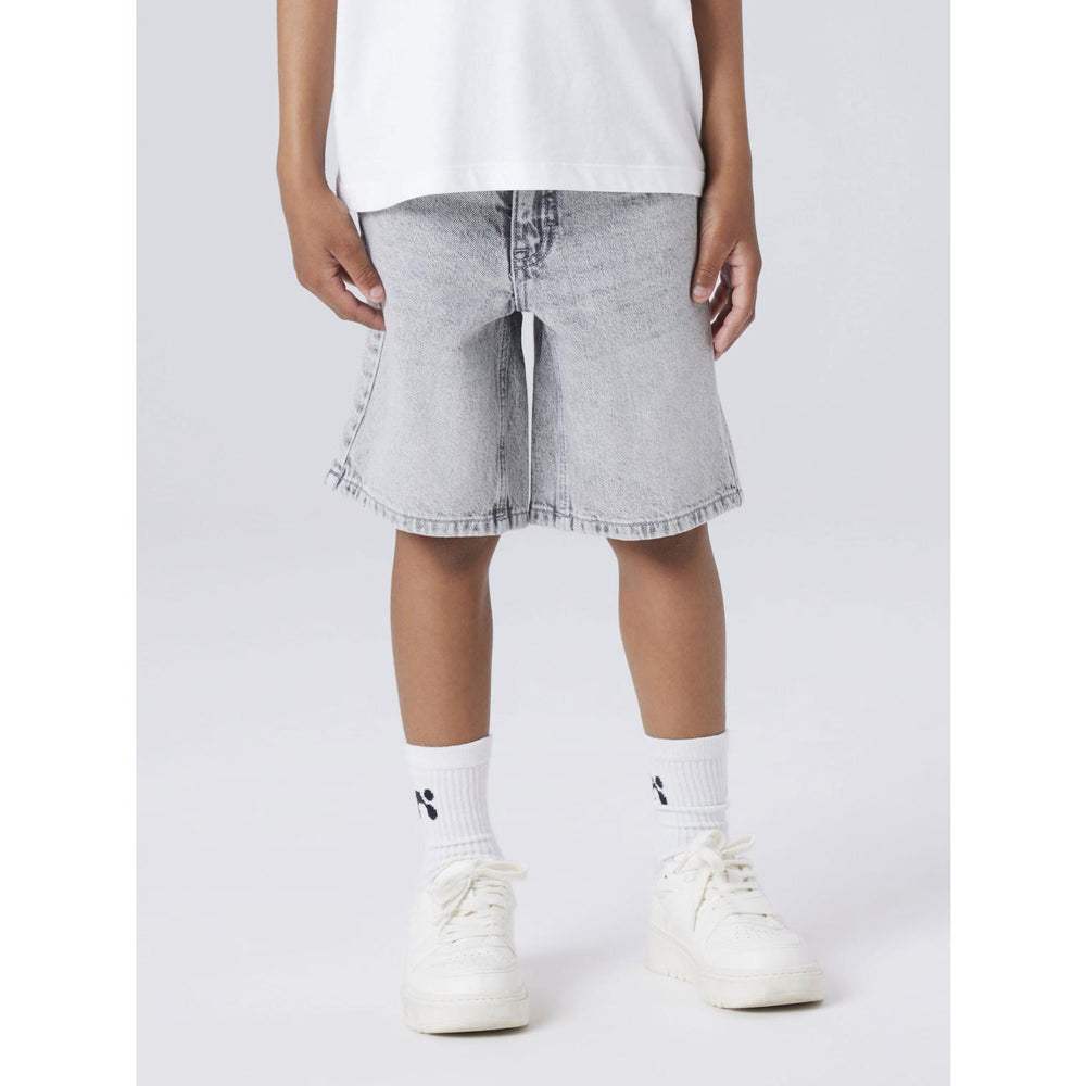 Køb Name It Grey Denim Nkmryan Reg L Dnm Shorts 6750-Dm Noos