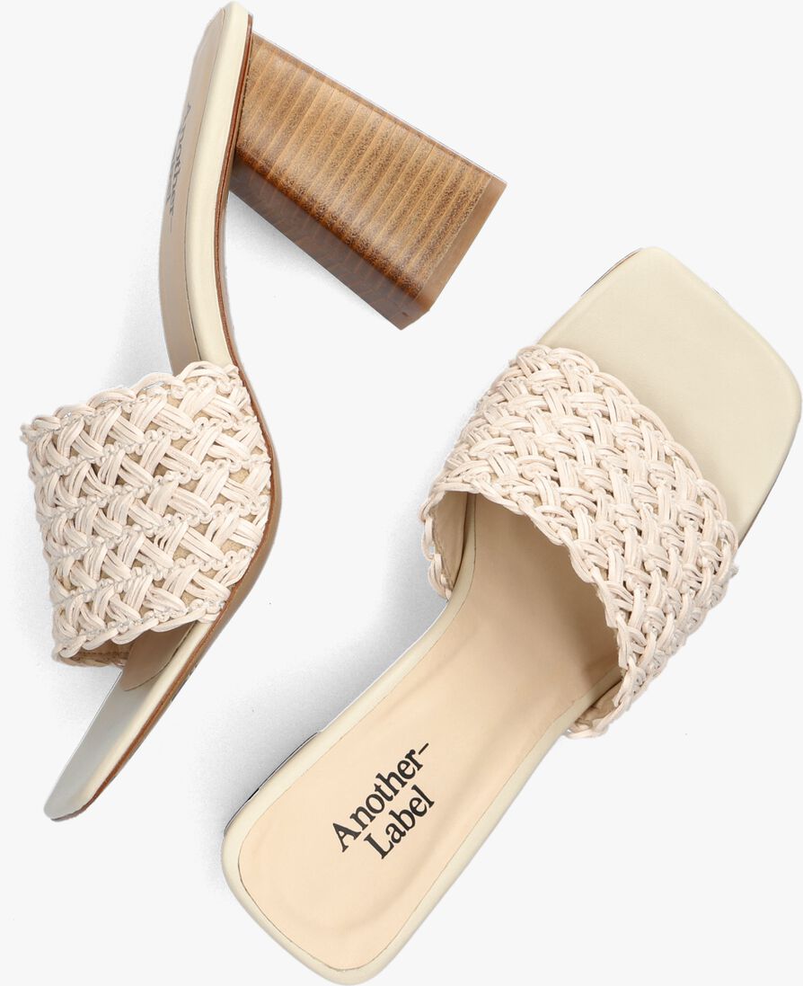 ANOTHER LABEL beige another label muiltjes zuri sandals