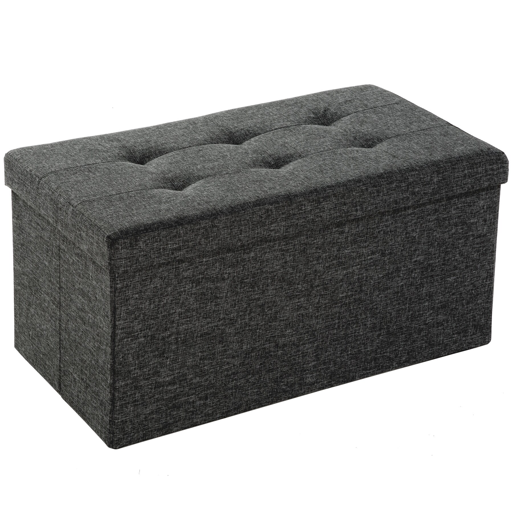 tectake® Sitzhocker, faltbar, Polyester, 76 x 38 x 38 cm