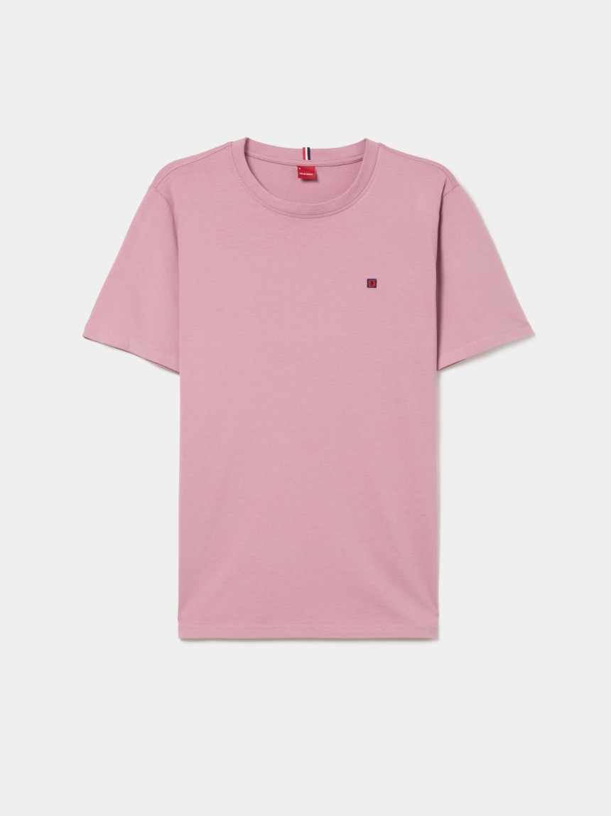 T-shirt de manga curta em algodão