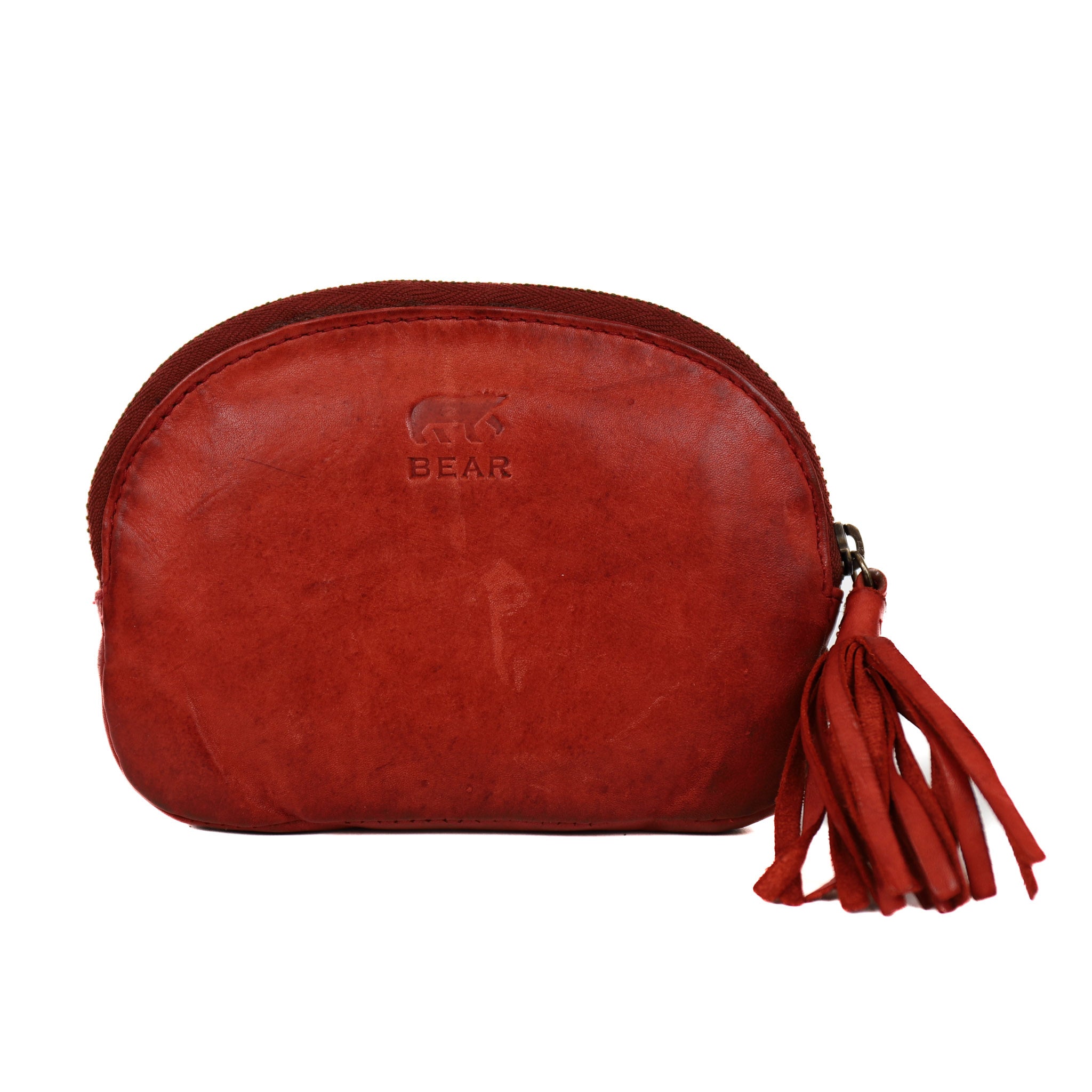 Ritsportemonneetje 'Penny' rood Rood