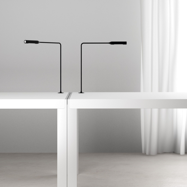 Lumina Flo grommet F20 bureaulamp LED 3000K wit