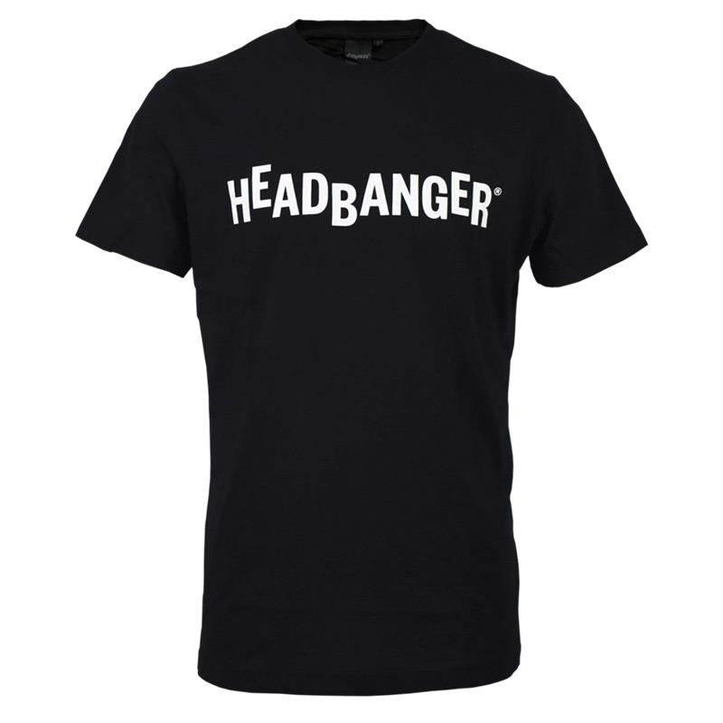 Tee Shirt Manches Courtes Homme Headbanger T-Shirt - Noir