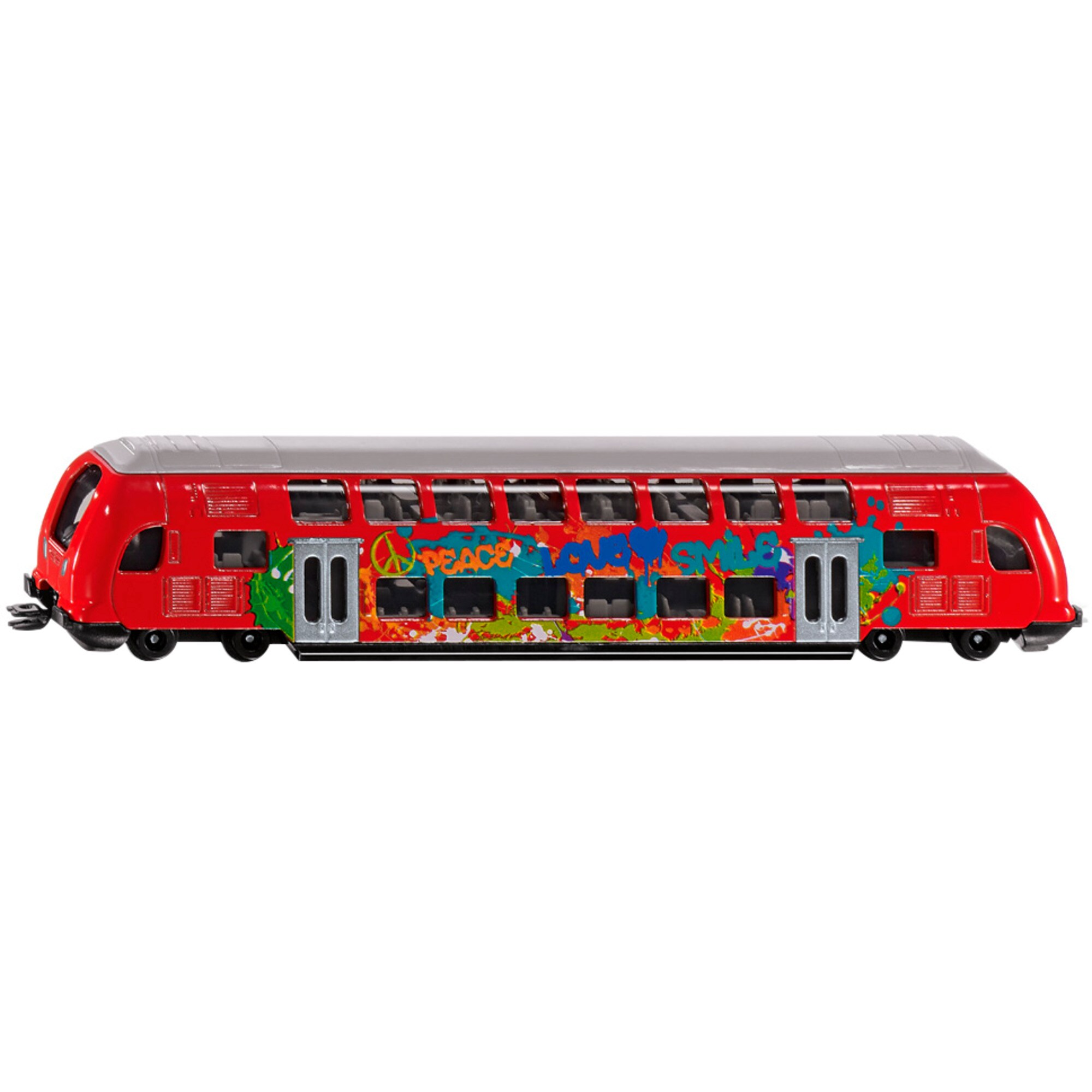 SIKU Modellfahrzeug SUPER Doppelstock-Zug