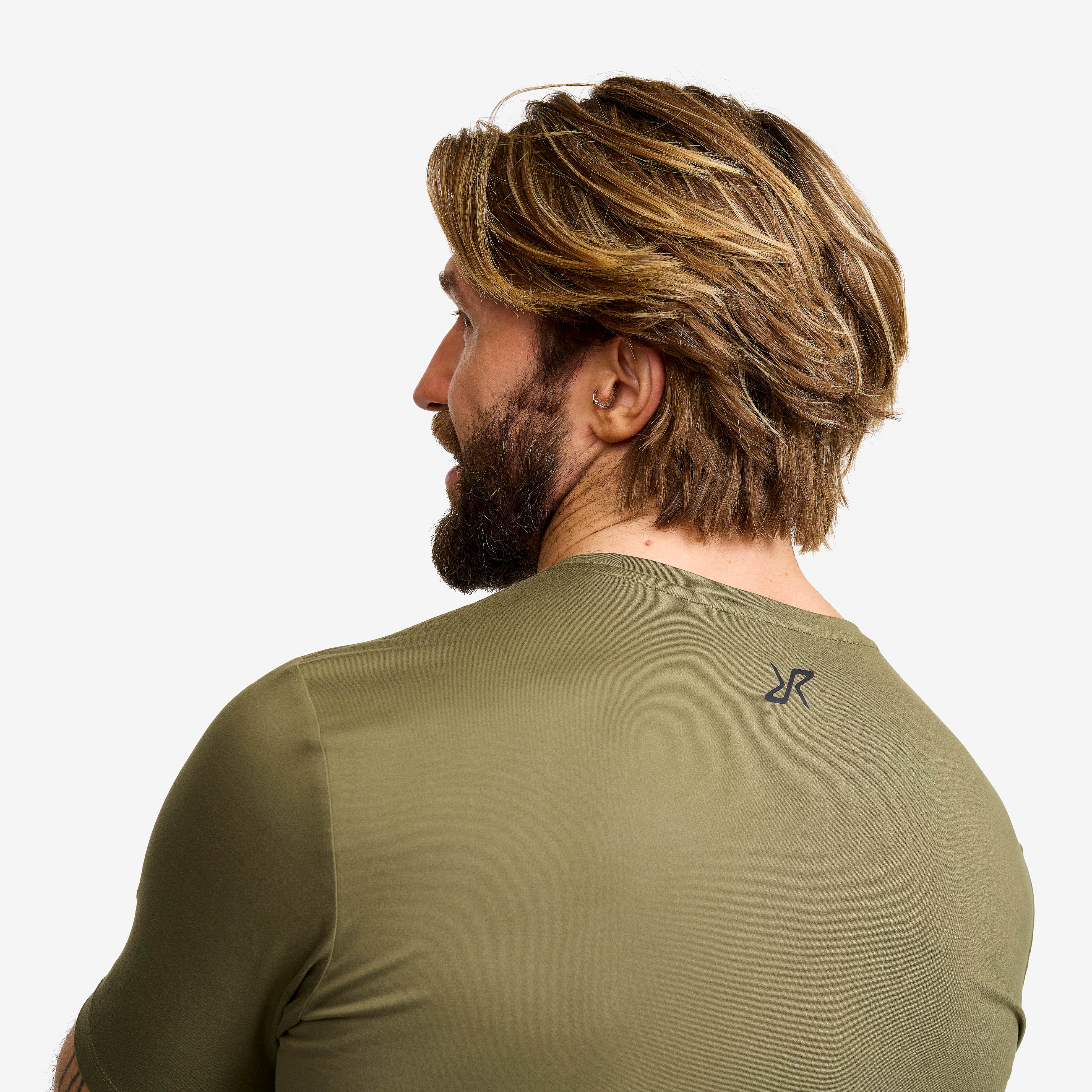 Mission Logo T-shirt Herre Burnt Olive