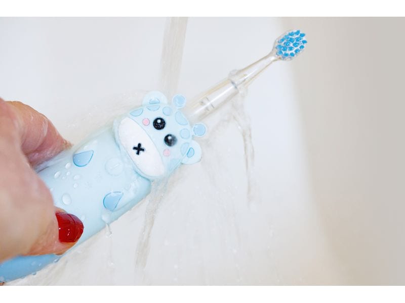 innoGIO Sonic Zahnbürste Giraffe Blau Schallzahnbürste für Kinder