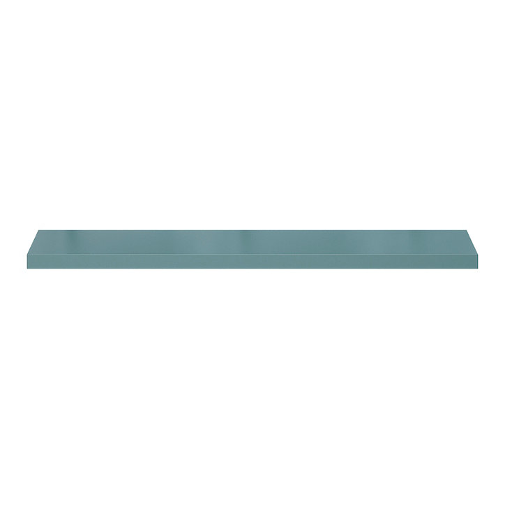 Tablette murale avec fixation invisible GoodHome Cusko bleu canard 118 cm