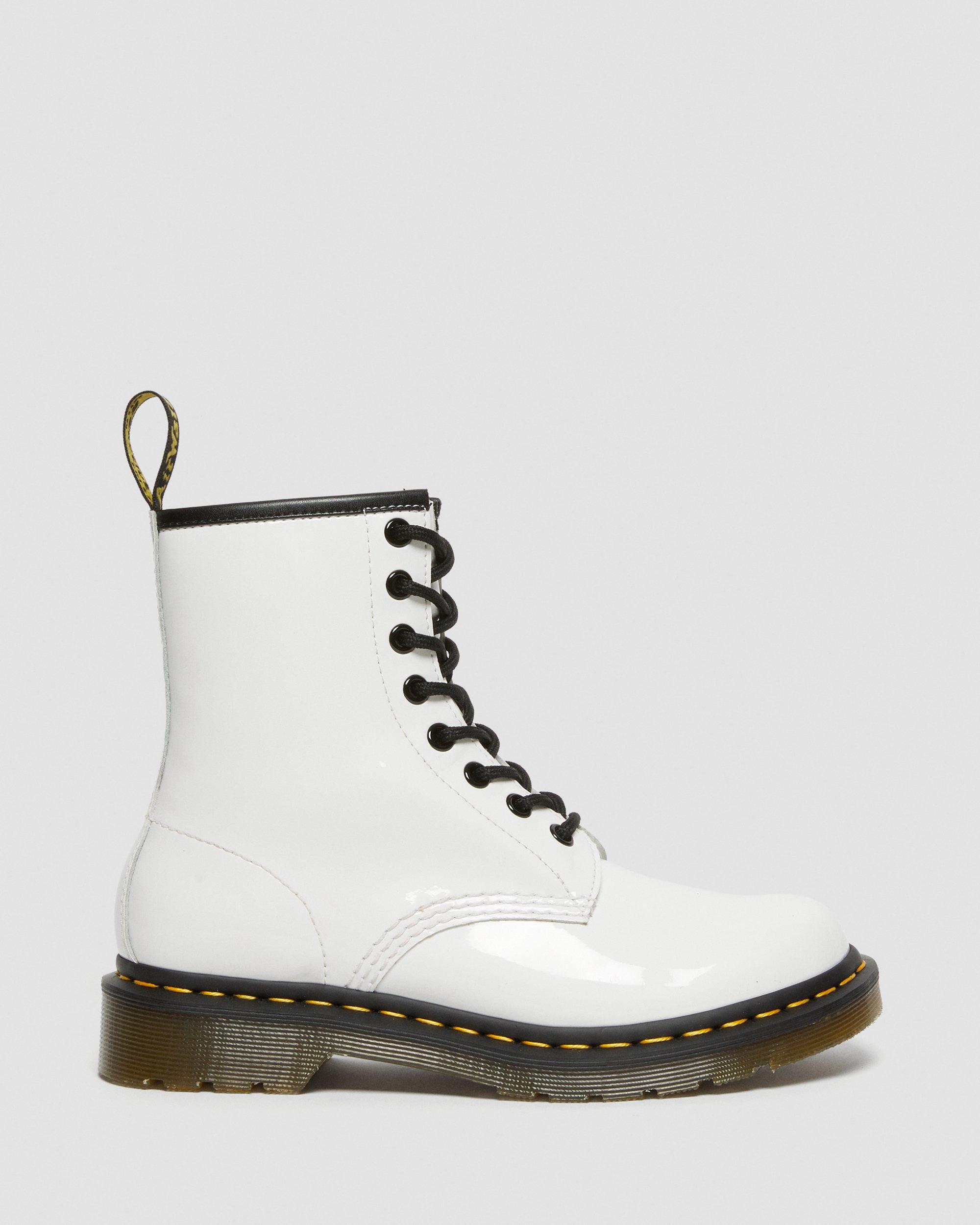 1460 Women's Patent Leather Lace Up Boots