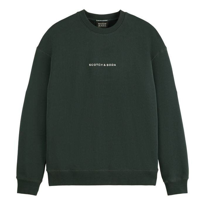 Scotch & Soda Front Chest Logo Sweater Heren