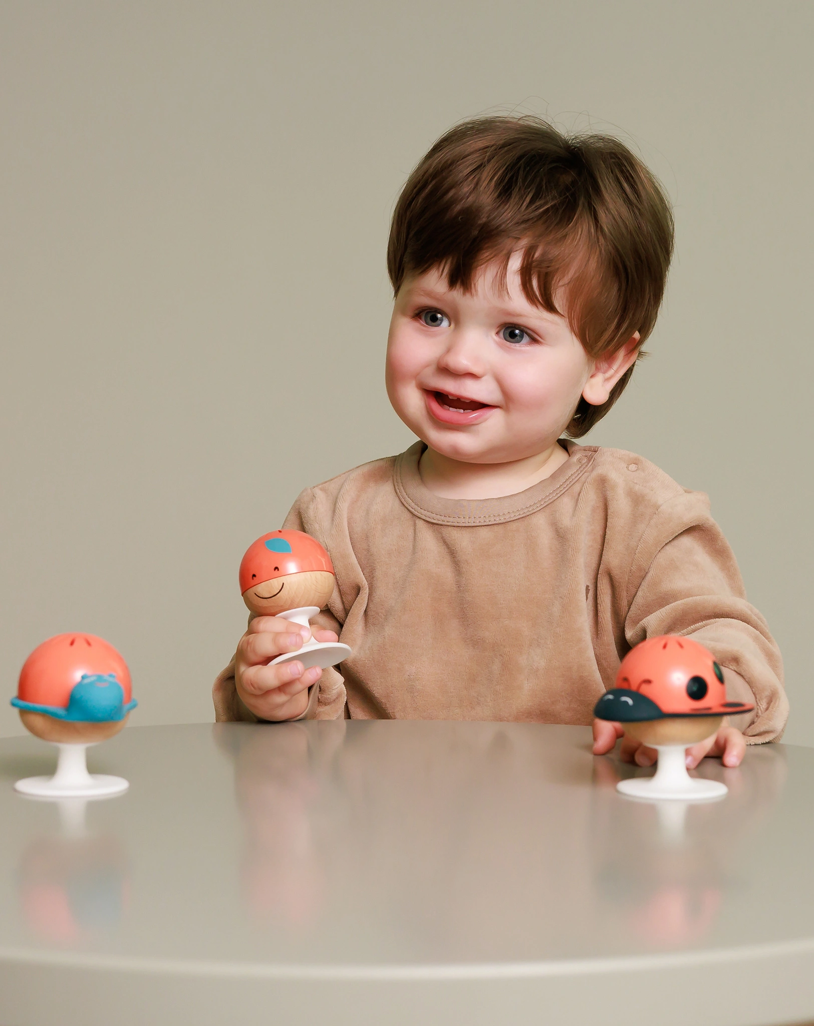 Saugnapfrasselset SNAIL, APPLE & BUG 3-teilig