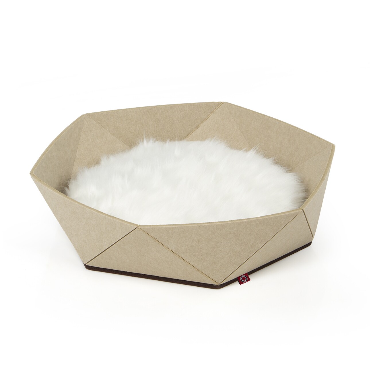 Canadian Cat Company Filz-Katzenkorb Zoey beige