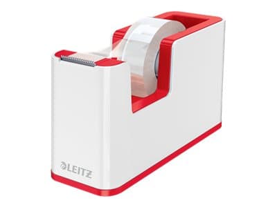 Leitz WOW - Dispenser med kontortape - skrivebord - rød