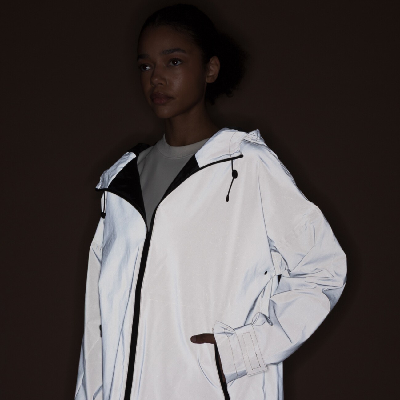 Paikka Regenjacke Taupe