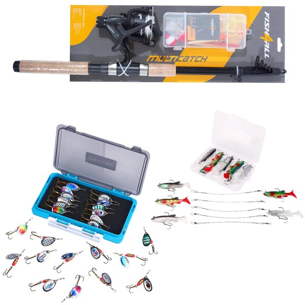 Set de Canne Complet Fish4All Multi-Catch Combo
