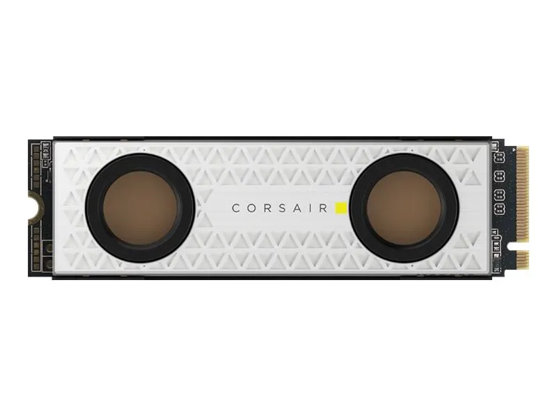 CORSAIR MP600 PRO XT - Hydro X Edition - SSD - krypteret - 2 TB - intern - M.2 2280 - PCIe 4.0 x4 (NVMe) - 256-bit AES - integreret kølelegeme - hvid