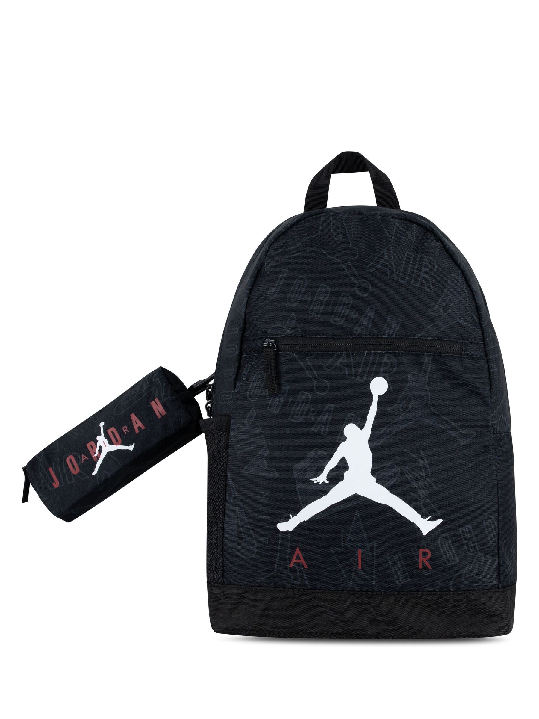 Zwart/rood - Jordan Jan Air School Backpack