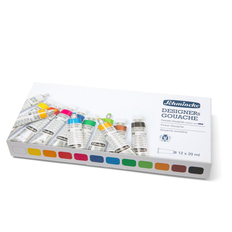 Schmincke Gouachefarbe Designers HKS, Set