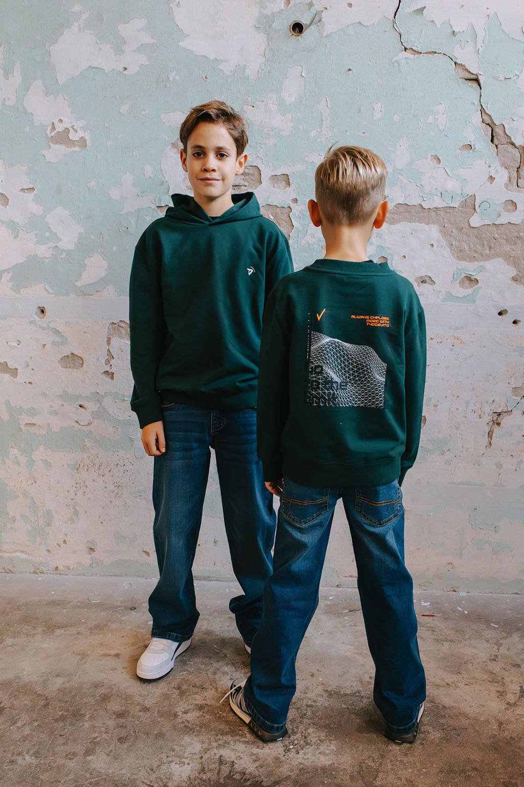 TYGO & vito NextGen sweater donkergroen