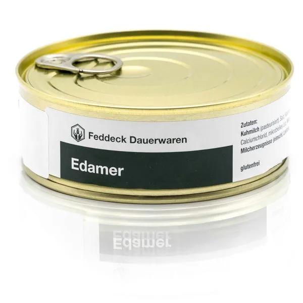 Feddeck Dauerwaren -  Dosenkäse Edamer 200 g