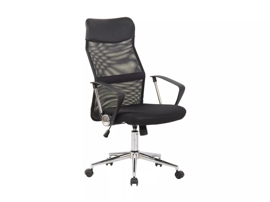 Chaise de bureau Korba - tissu Noir108.00