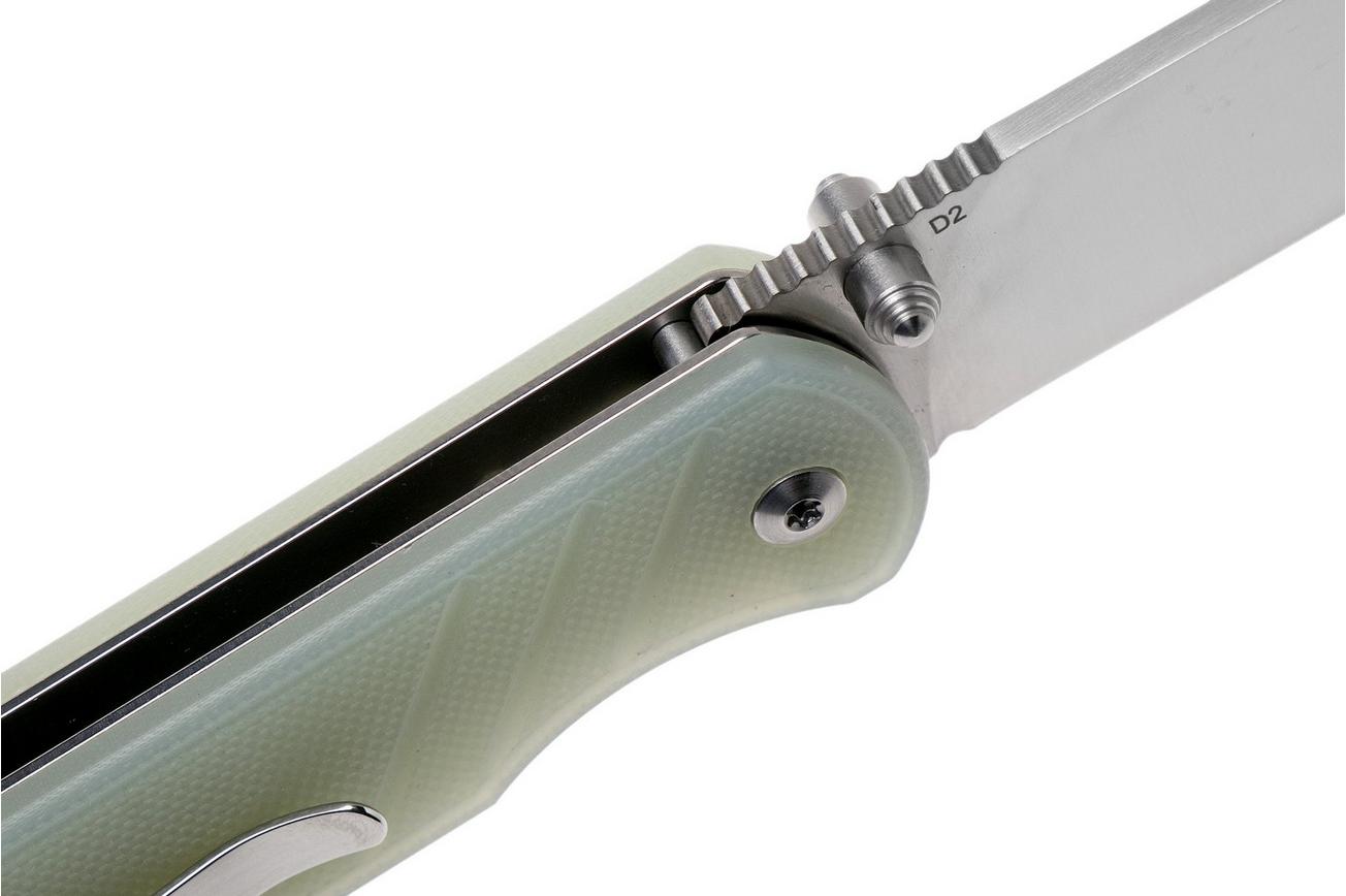 QSP Knife Parrot QS102-H Jade G10, zakmes