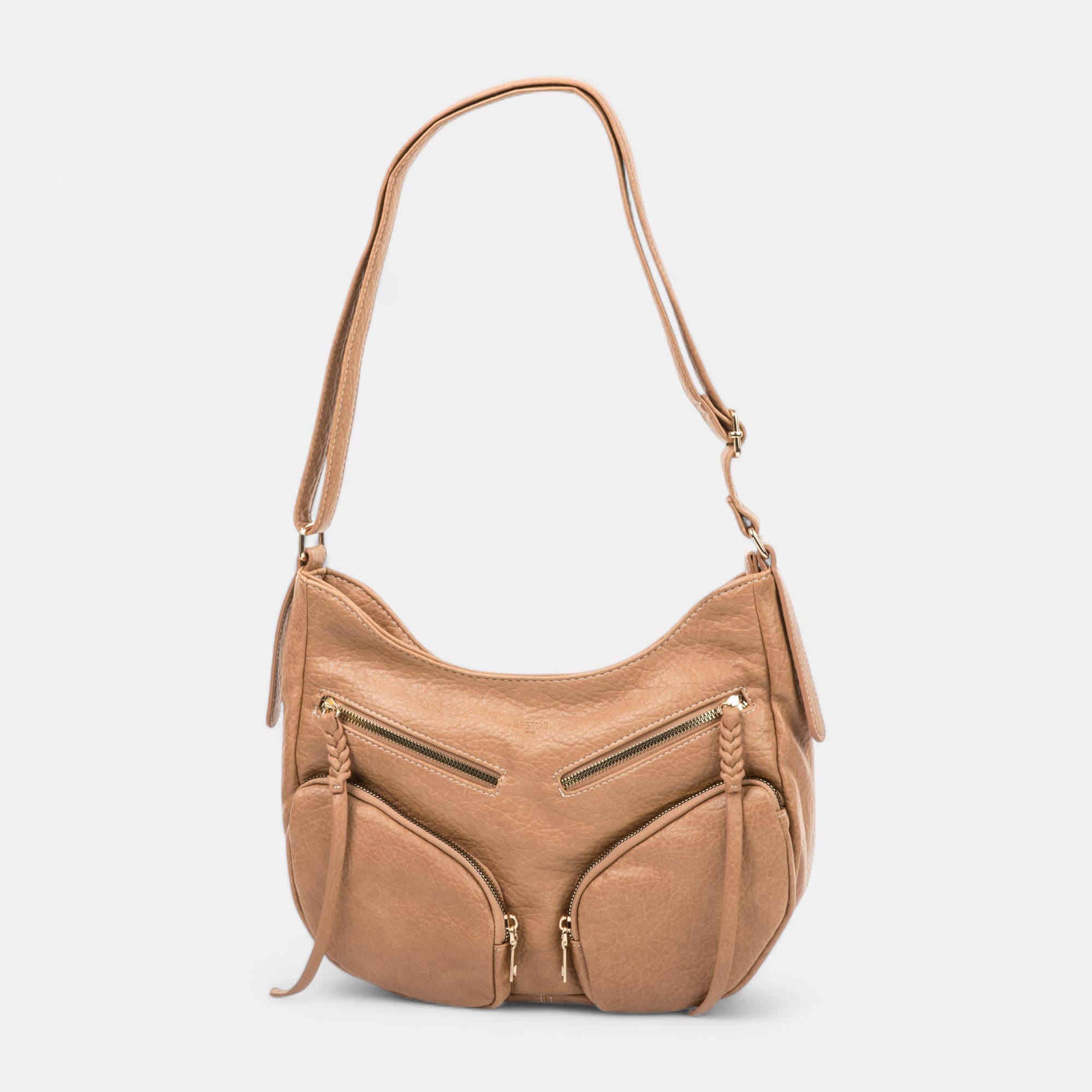 Sac bandoulière beige