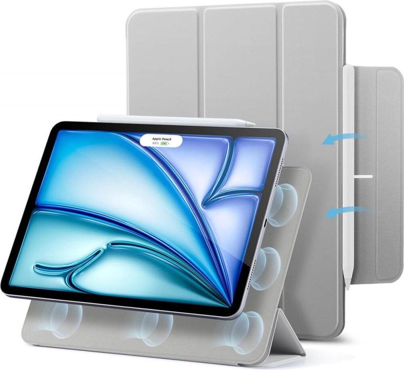 ESR - Rebound Magnetic - Hoes voor Apple iPad Air - Zwart - Kunststof