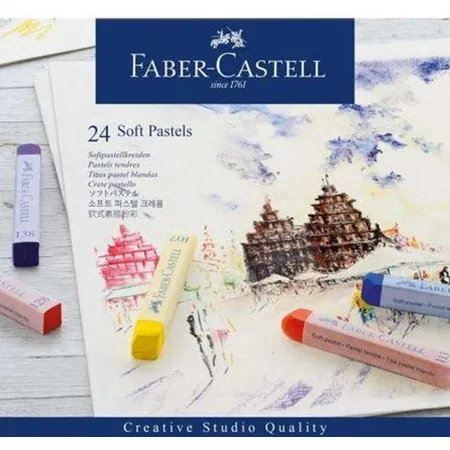 Faber-Castell Softpastellkreiden, 24er Etui
