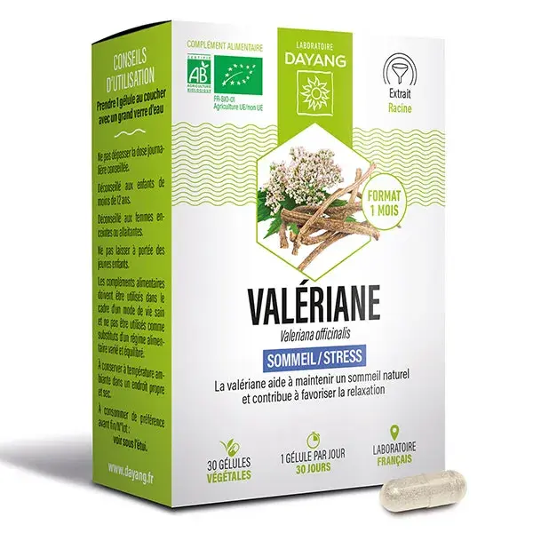 Dayang Valeriana Orgânica 30 cápsulas