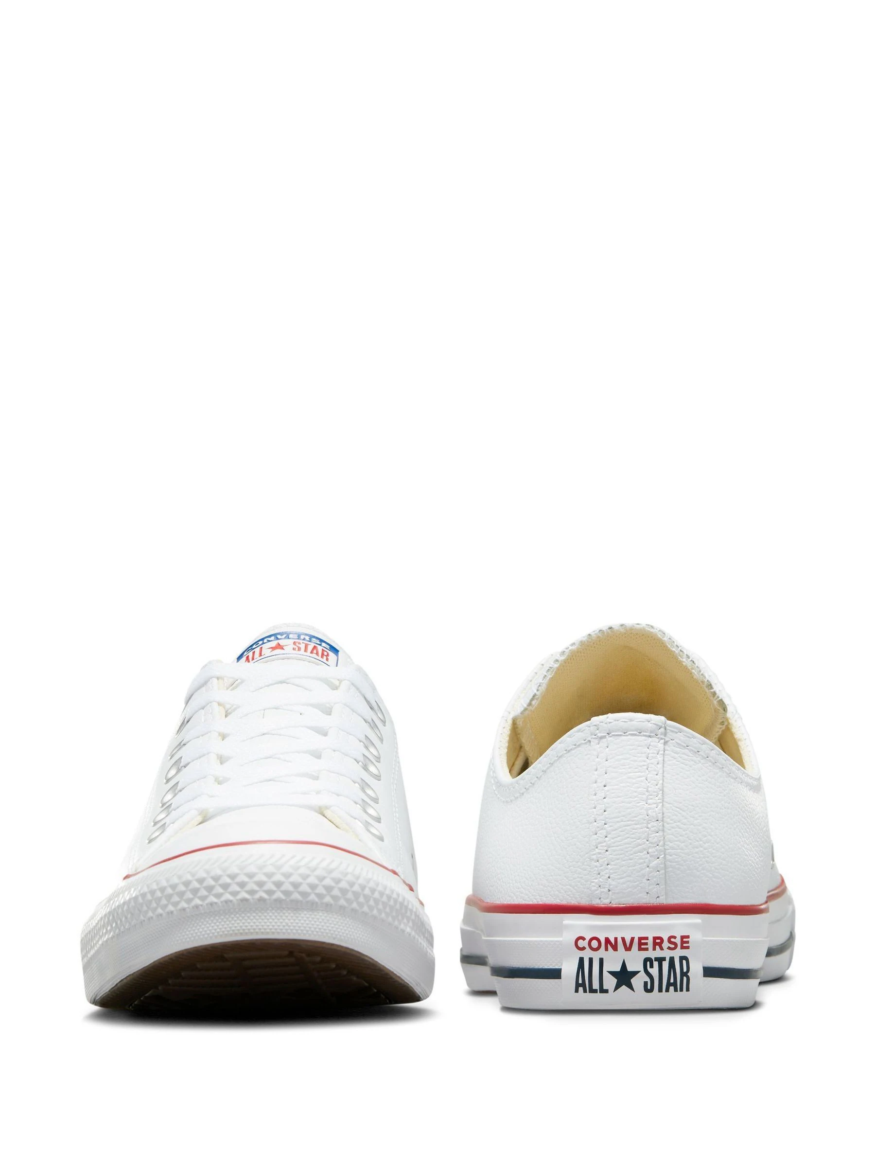 Wit - Converse witte leren Chuck Ox sneakers