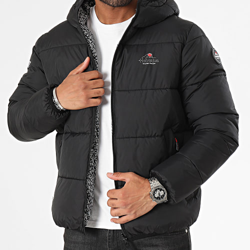 Doudoune Capuche Réversible Reverso Noir
