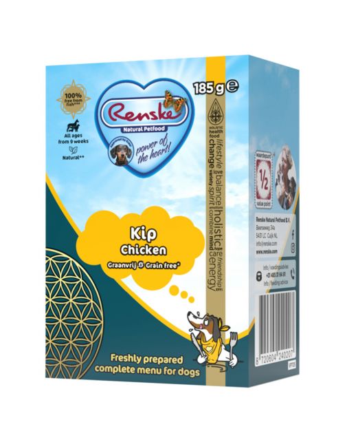 Renske Vers Graanvrij - Tetrapack 185 g - Hondenvoer